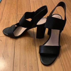 Aldo black block heels